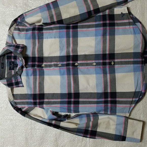 American Eagle Prep Fit Button Up Shirt - Picture 2 of 7